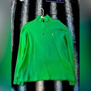 Polo Ralph Lauren 1/4 zip up mens sweater size large